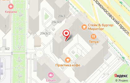 Группа компаний Биохиммак на Ломоносовском проспекте на карте
