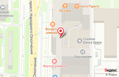 Инженерный центр КПЛ на проспекте Народного Ополчения на карте