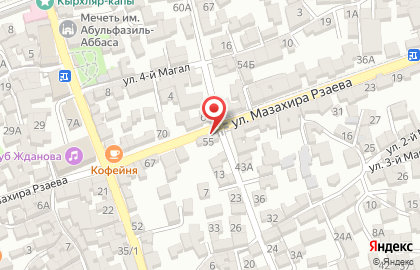 Парикмахерская в Махачкале на карте