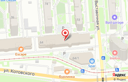 Магазин разливного пива Хмельные напитки в Ленинском районе на карте