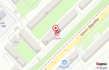 Парикмахерская в Кемерово на карте