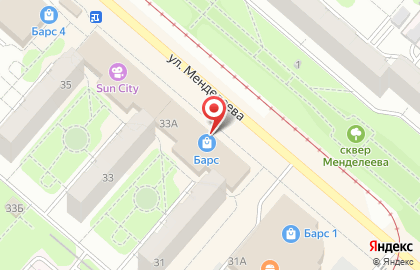Торговый центр Барс 2 на карте