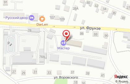 Спортивная школа Мастер во Владивостоке на карте