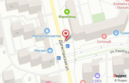 Пункт продажи артезианской воды пункт продажи артезианской воды на Дагестанской улице на карте