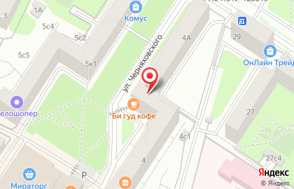 Магазин красной икры Красная икра на улице Черняховского на карте