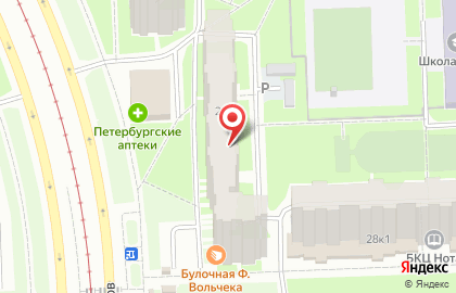 ОАО Банк ОТКРЫТИЕ на проспекте Наставников на карте