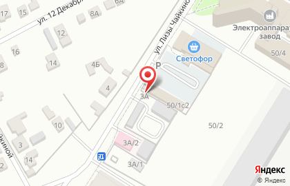 Автостоянка в Воронеже на карте