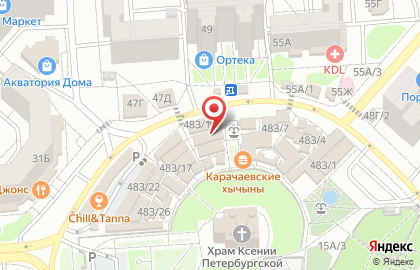 Киоск по продаже хлебобулочных изделий на улице Владимира Невского на карте
