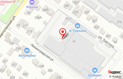 Торгово-ремонтная фирма Авторасходник в Октябрьском районе на карте