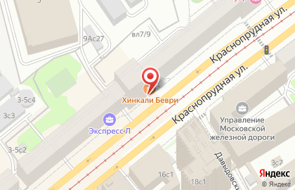 Столовая в Москве на карте