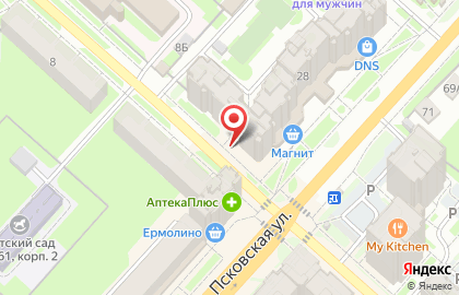 Магазин Эконом на Псковской улице, 28 на карте