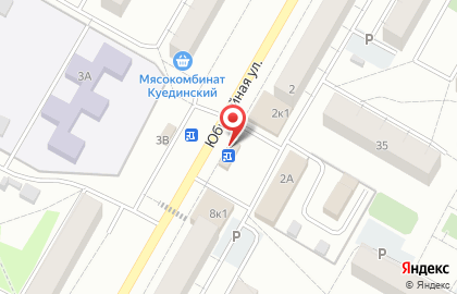 Киоск по продаже фруктов и овощей, г. Верхняя Пышма на Юбилейной улице на карте
