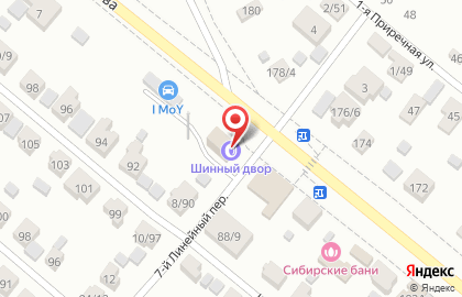 Шиномонтажная мастерская Шинный двор на улице Кузнецова на карте