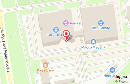 Торгово-сервисный центр GSM planet на улице Хусаина Мавлютова на карте