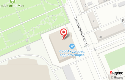 Дворец водного спорта на карте