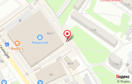 Киоск по продаже кондитерских изделий в Центральном округе на карте