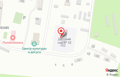 Детский сад Общеразвивающего Вида № 32 п. Раздольное Надеждинского Района на карте