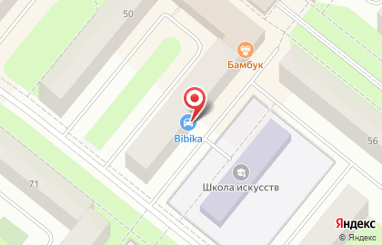 Автомагазин Bibika на улице Дзержинского на карте