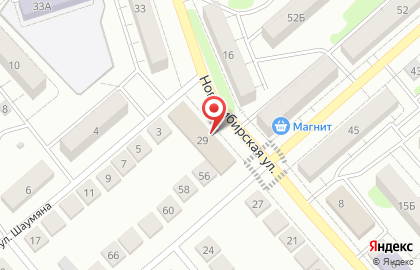 Торговая компания Мир Инструмента на Новосибирской улице на карте