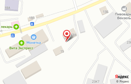 Торговая сеть Монетка на Заводской улице на карте