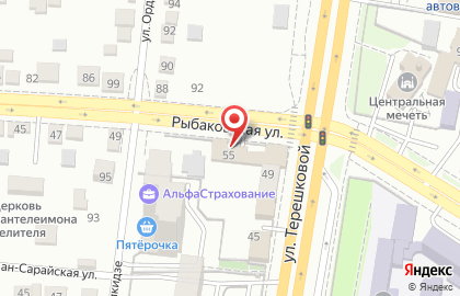 Автошкола Оренбургское городское отделение ДОСААФ России в Центральном районе на карте