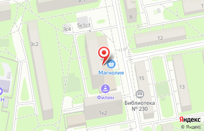 Удобный магазин Магнолия на метро Сходненская на карте