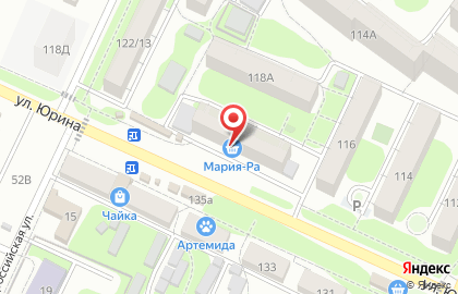 Мини-маркет по продаже прессы Семь новостей на улице Юрина на карте