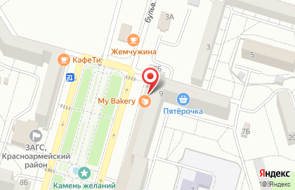 Магазин 2 колеса34 в Красноармейском районе на карте