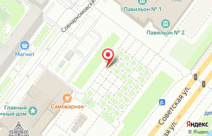 Розовый сад на Совнаркомовской улице на карте