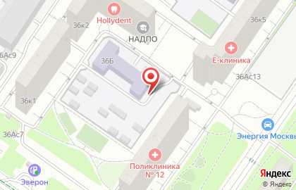 Школа Эврика №1279 с дошкольным отделением на Нахимовском проспекте на карте