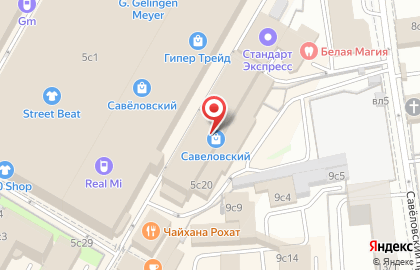 Магазин Профи в ​ТД Савёловский на карте