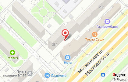 АЙРИС на Московском шоссе на карте
