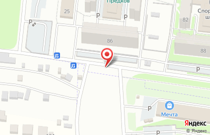 Автостоянка в Новосибирске на карте