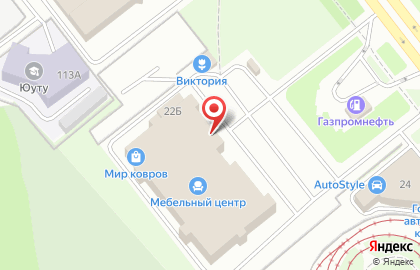 Мебельный салон ТриЯ в Курчатовском районе на карте