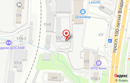 Автосервис Авто-Экспресс на проспекте 100-летия Владивостока на карте