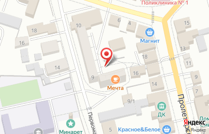 Женская консультация, Городская больница №1 на Первомайской улице на карте