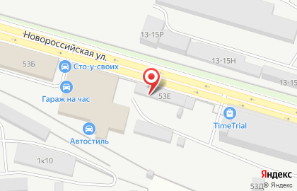Мотошкола МотоДрайв на Новороссийской улице на карте