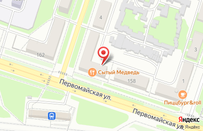 АИНА на Первомайской улице на карте
