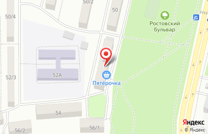 Супермаркет Магнит в Воронеже на карте