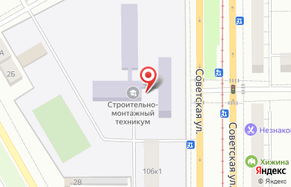 Магнитогорский строительно-монтажный техникум в Правобережном районе на карте