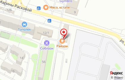 Райхон на карте