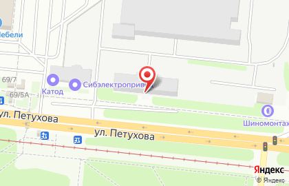 Юридическая компания в Новосибирске на карте