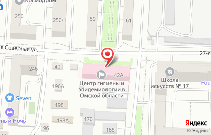 Центр гигиены и эпидемиологии в Омской области на карте