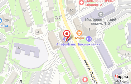 СберБанк во Владивостоке на карте