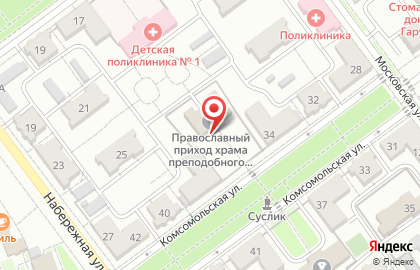 Православный приход храма преподобного Амвросия Оптинского на карте