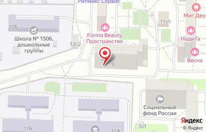 ОДС Жилищник района Северное Медведково на улице Грекова, 9 на карте