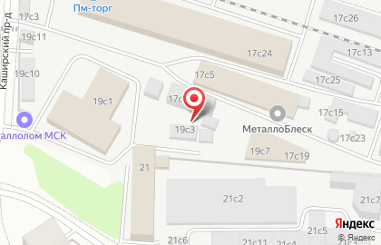 Саша в Каширском проезде на карте