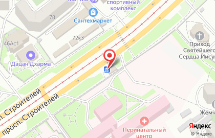 Салон цветов Магнолия в Октябрьском районе на карте