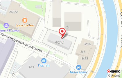 Московские высоковольтные сети на Рубцовской набережной на карте