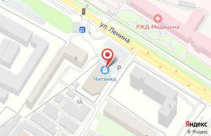 Супермаркет в Чите на карте